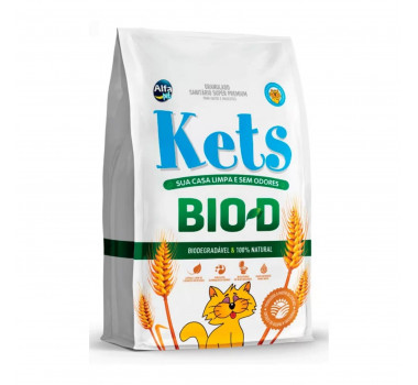 Areia Sanitária Kets Bio-D para Gatos - 3kg