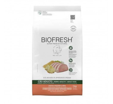 Ração Seca Biofresh Lombo e Abacaxi para Cães Adultos de Raças Mini e Pequenas - 1Kg