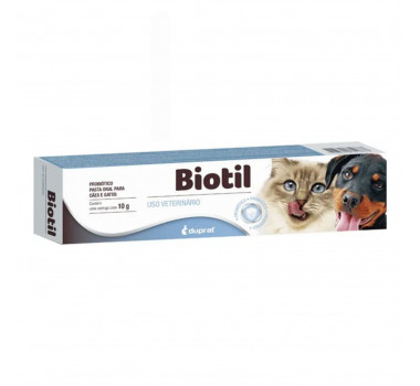 Probiótico Biotil Duprat para Cães e Gatos - 10g