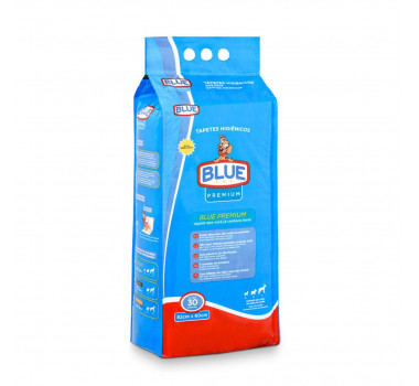 Tapete Higiênico Blue Premium para Cães 82x60cm - 30 unidades
