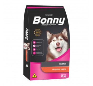 Ração Seca Bonny Premium para Cães Adultos - 15kg