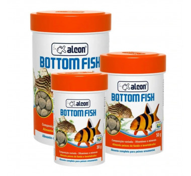 Alimento Completo Bottom Fish Alcon para Peixes Ornamentais - 150g