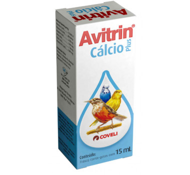 Suplemento Avitrin Cálcio Plus Coveli para Aves - 15ml