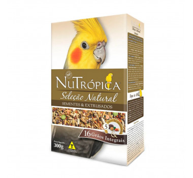 Alimento Super Premium Nutrópica Seleção Natural para Calopsitas - 300g