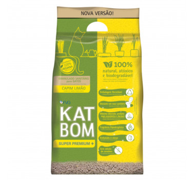 Granulado Sanitário Katbom Capim Limão para Gatos - 3Kg