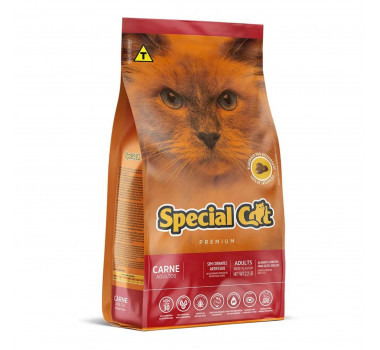 Ração Seca Special Cat Carne para Gatos Adultos - 10,1kg