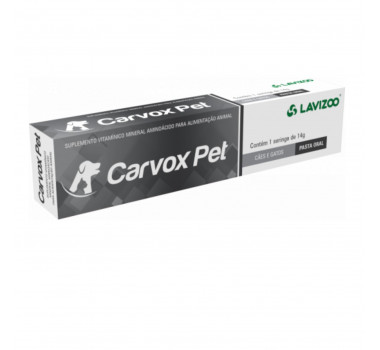 Suplemento Vitamínico Mineral Laviz Carvox Pet Lavizoo para Cães e Gatos - 14g