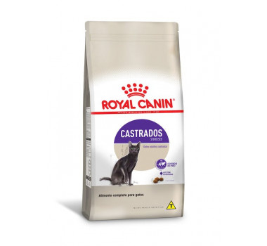 Ração Seca Royal Canin Sterilised para Gatos Adultos Castrados - 10,1kg