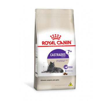 Ração Seca Royal Canin Sterilised 7+ para Gatos Idosos Castrados - 1,5kg
