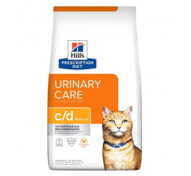 Ração Seca Hills Prescription Diet C/D Multicare Urinary Care para Gatos - 1,81kg
