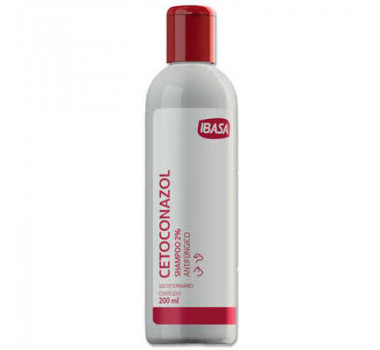 Shampoo de Cetoconazol 2% Ibasa para Cães e Gatos - 100ml