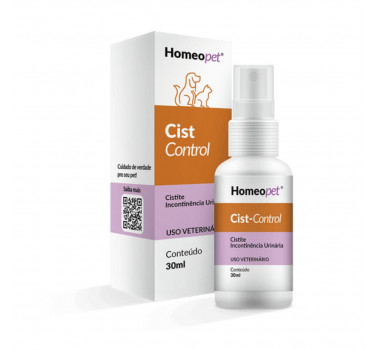 Spray Homeopático Cist Control Homeopet para Cães e Gatos - 30ml
