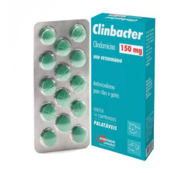Antimicrobiano Clinbacter 150mg Agener União - 14 comprimidos