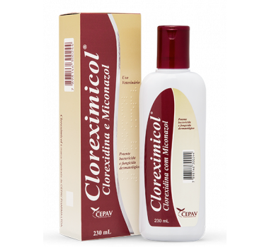Shampoo Antimicrobiano Cloreximicol Cepav para Cães e Gatos - 230ml
