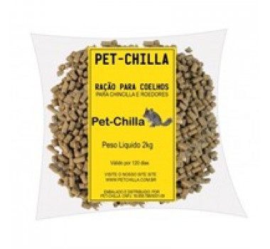 Ração para Coelhos Pet-Chilla - 2kg