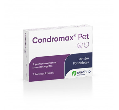 Suplemento Condromax Ourofino para Cães e Gatos - 90 tabletes