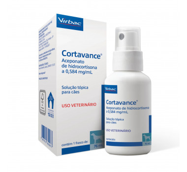 Spray Anti-inflamatório Cortavance Virbac para Cães - 76ml