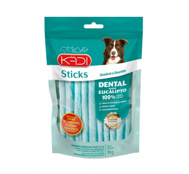 Petisco Sticks Dental Eucalipto Kadi para Cães - 70g