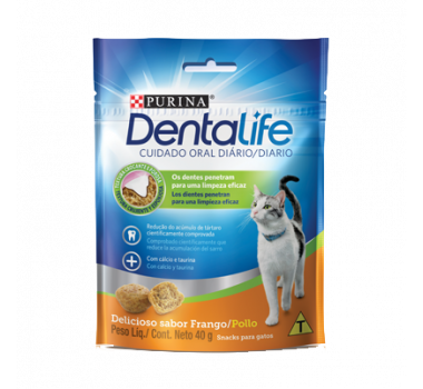 Petisco Dentalife Cuidado Oral Diário Purina para Gatos - 40g