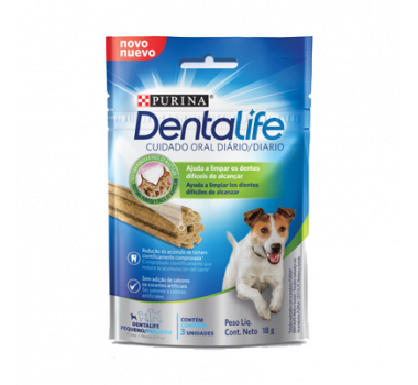 Petisco Dentalife Cuidado Oral Diário Purina para Cães de Pequeno Porte - 7 Unidades