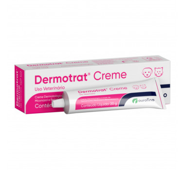 Creme Anti-Inflamatório Dermotrat Ourofino para Cães e Gatos - 20g