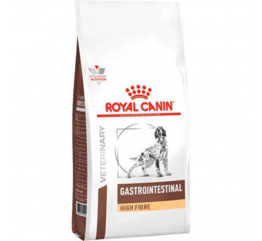 Ração Royal Canin Veterinary Gastro Intestinal HIGH FIBRE Canine para Cães Adultos com Problemas intestinais -2kg