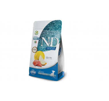 Ração Seca N&D Ocean Puppy Mini Breeds Salmão e Melão Farmina para Cães Filhotes Raças Pequenas - 800g