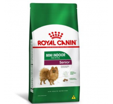 Ração Seca Royal Canin MIni Indoor Sênior para Cães Sênior de Raças Pequenas - 2,5kg