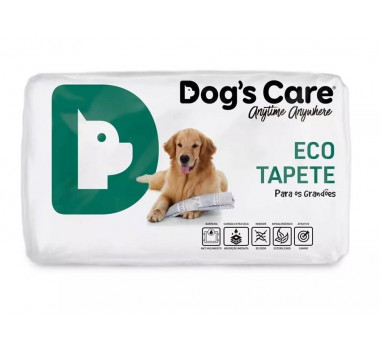 Tapete Higiênico Eco Descartável Dog's Care Porte Grande - 30 Unidades