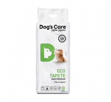 Tapete Higiênico Dog's Care Eco para Cães Porte Pequeno 60x55cm - 30 unidades