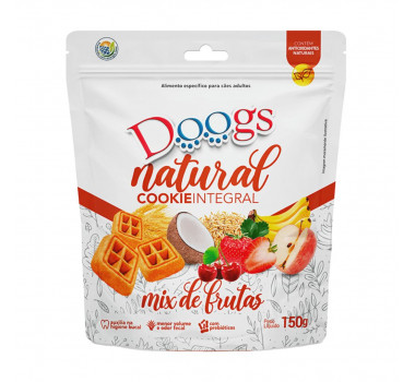 Biscoito Natural Mix de Frutas Doogs para Cães - 150g