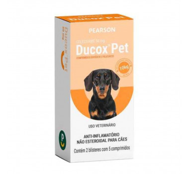 Anti-Inflamatório Ducox 50mg Pearson para Cães  - 10 comprimidos