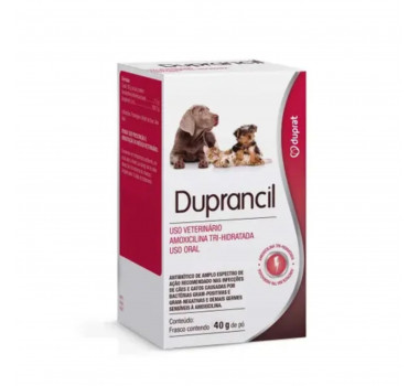 Antibiótico Duprancil Duprat para Cães e Gatos - 40g