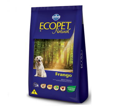 Ração Seca Ecopet Natural Frango Farmina para Cães Adultos - 20Kg