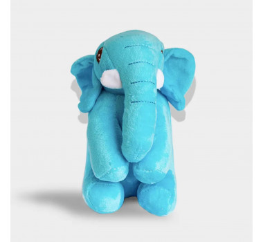 Brinquedo Pelúcia Elefante Meu Pet para Cães - Azul