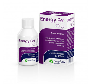 Suplemento Vitamínico Energy Pet Ourofino para Cães e Gatos - 125ml