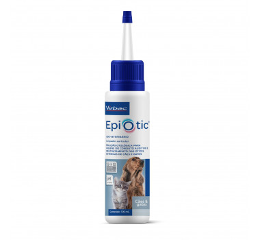 Loção para Higiene da Orelha Epiotic Virbac para Cães e Gatos - 100ml