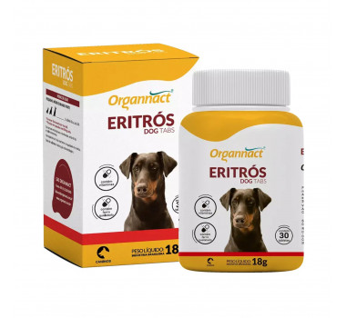 Suplemento Eritrós Dog Tabs Organnact para Cães