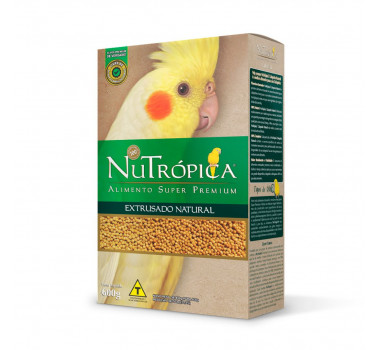 Alimento Super Premium Nutrópica Extrusado Natural para Calopsitas - 600g