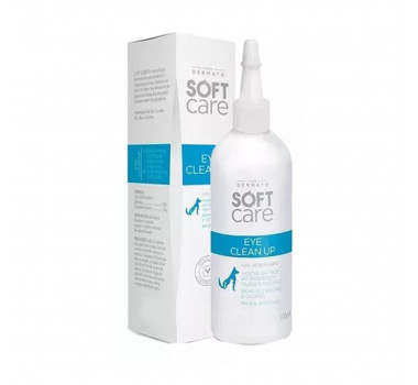 Solução para Limpeza dos Olhos Eye Clean Up Soft Care para Cães e Gatos - 100ml