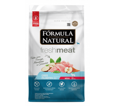 Ração Seca Fórmula Natural Fresh Meat para Cães Filhotes de Médio Porte - 2,5Kg