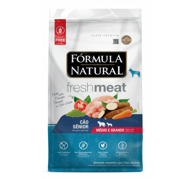 Ração Seca Fórmula Natural Fresh Meat para Cães Sênior Porte Médio e Grande - 2,5kg