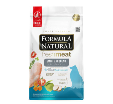 Ração Seca Fórmula Natural Fresh Meat para Cães Sênior Porte Mini e Pequeno - 7Kg