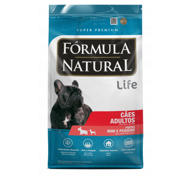 Ração Seca Fórmula Natural Life para Cães Adultos Porte Mini e Pequeno - 1Kg