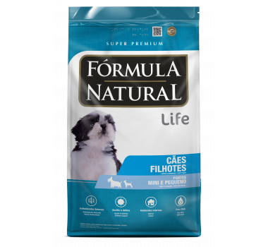 Ração Seca Fórmula Natural Life para Cães Filhotes Porte Mini e Pequeno - 7kg