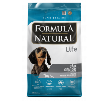 Ração Seca Fórmula Natural Life para Cães Sênior Porte Mini e Pequeno - 15Kg
