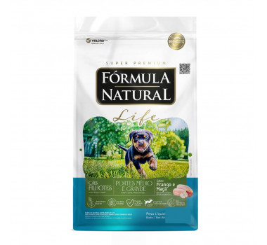 Ração Seca Fórmula Natural Life para Cães Filhotes Porte Médio e Grande- 15kg