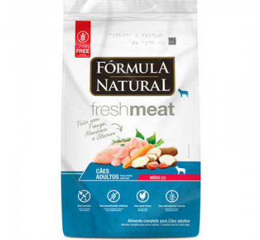 Ração Seca Fórmula Natural Fresh Meat para Cães Adultos de Porte Médio - 2,5Kg