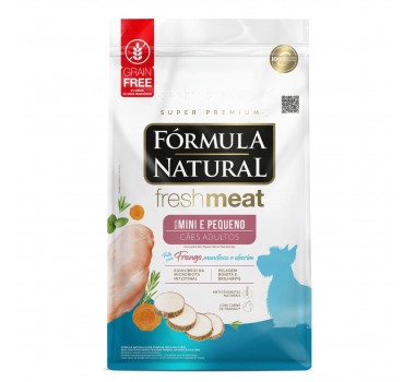 Ração Seca Fórmula Natural Fresh Meat para Cães Adultos de Porte Mini e Pequeno - 2,5Kg