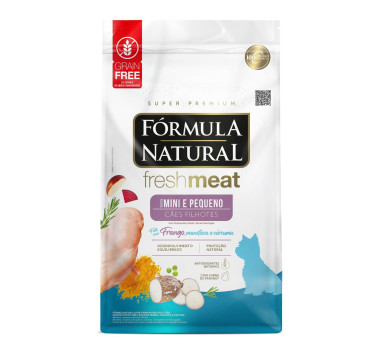 Ração Seca Fórmula Natural Fresh Meat para Cães Filhotes Porte Mini e Pequeno - 7Kg